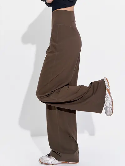 High-Waist-Sporthose mit geradem Bein, für Laufen und Fitness - 10
