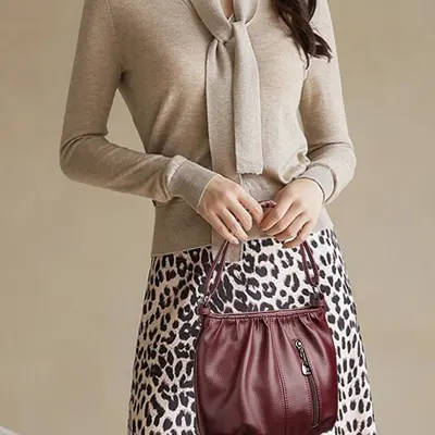Women's Hand and Shoulder Bag, Soft Leather-Look, Versatile Crossbody for Everyday Use - 4