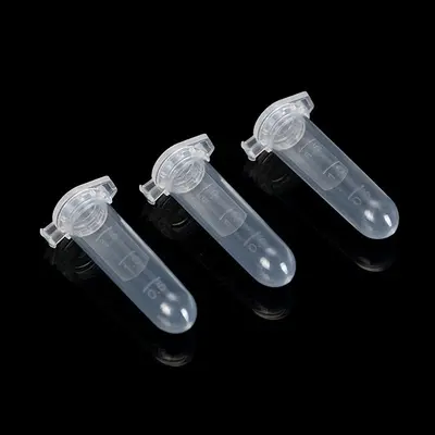 Kapaklı Yuvarlak Tabanlı Santrifüj Tüpü 2ml, Tek Kullanımlık, Dereceli