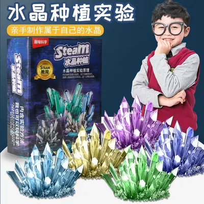 Crystal Growing Science Experiment Kit for Children, DIY