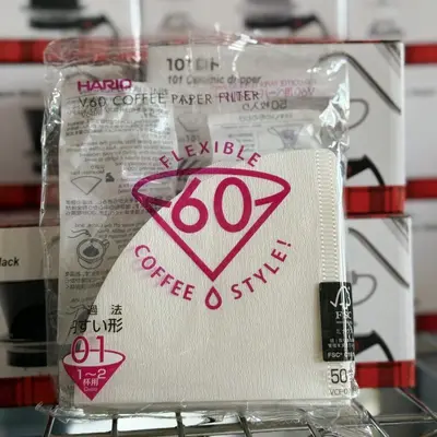 Japan V6 Kaffeefilter V/V Größe, Natur oder Gebleicht, für Handfilter