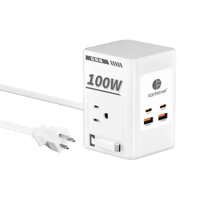 美规立式多功能充电站插座 跨境热销 多口 USB 快充阻燃插排 - 8