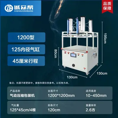 Compression vacuum packing machine for quilts and clothing - 11