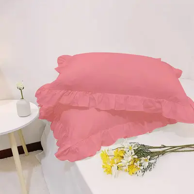 Ruffled Lace Pillowcase, Single and Double Size - 12