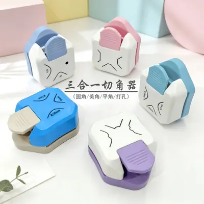 Cross-border 3-in-1 Corner Rounder R4 Chamfer Tool R7 Corner Cutter R10 Manual DIY Paper Cutter Multi-angle Paper Trimmer