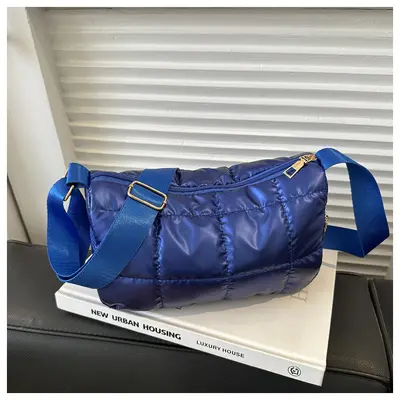 Baumwoll-Schultertasche Damen klein quadratisch - 10
