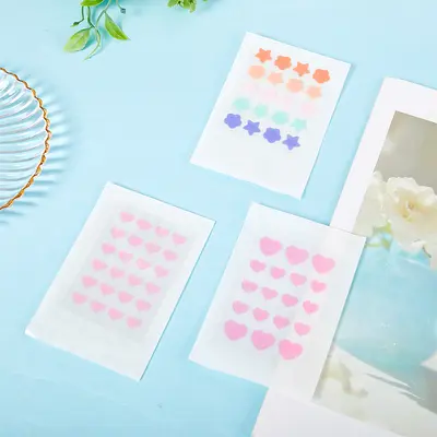 Multicolor Invisible Hydrocolloid Pimple Patch, Transparent, Under Makeup