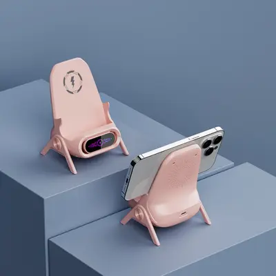 2026 Yaratıcı telefon standı, küçük sandalye tarzı kablosuz şarj cihazı, tembel telefon tutucusu, program izlemek için stand, sınır ötesi. - 8