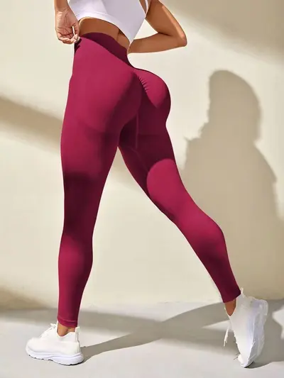 Seamless Yoga Leggings, High-Waist, Butt-Lifting - 12