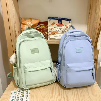 Mädchen-Schulrucksack Mittelschule großes Fassungsvermögen zwei Gurte - 5