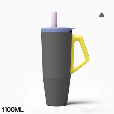 316 Stainless Steel Insulated Travel Cup with Straw, Large Capacity
