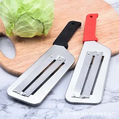 Stainless Steel Double-Edged Vegetable Cutter and Cabbage Slicer - 4