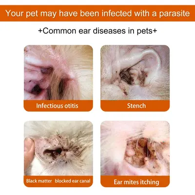 Yegbong Pet Ear Wipes, Gentle Cleaner, Mite Prevention