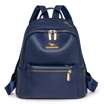 Fashion PU Women's Backpack Versatile Commuter Shoulder Backpack - 7