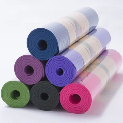TPE Yoga Matı, 183x80 cm, 8 mm, Kaymaz, Başlangıç Seviyesi