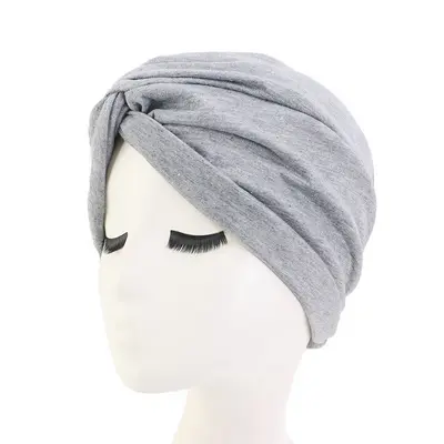 Cotton Turban Hat, Twist Hat, Model TJM-163 - 8