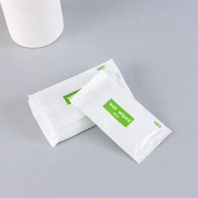 Disposable Individually Wrapped Wet Wipes Single Piece - 7