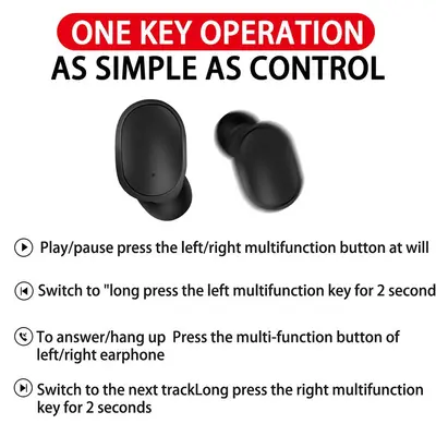 Cross-border wireless in-ear A6S Bluetooth headphones noise reduction special model headset sports single ear stereo - 3