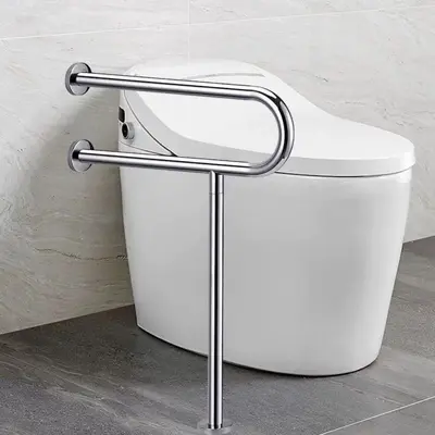 Rutschfester Edelstahl-Haltegriff für Bad und WC, für Senioren