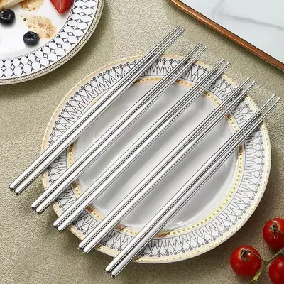 6 mm paslanmaz çelik kare çubuk, kaymaz ve ısı yalıtımlı, ev ve restoran için - 13