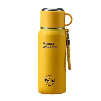 316 Paslanmaz Çelik Termos Bardak, 900 ml Pipetli Taşınabilir Su Şişesi - 6