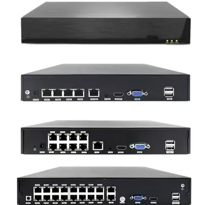 跨境专供韬视芯睿视4路POE NVR网络高清4K硬盘录像机手机远程8MP