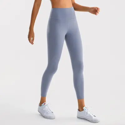 Hochgeschnittene Po-Lifting Yogahose, 7/8, atmungsaktiv - 9