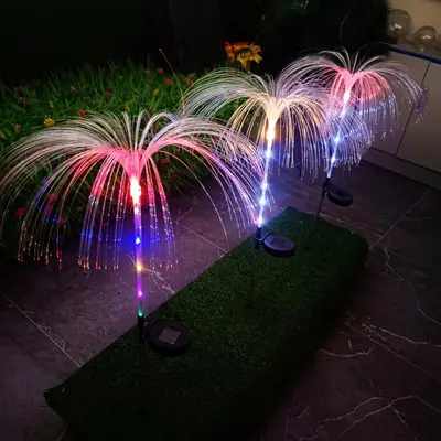 Solar Firefly Outdoor Garden Light, Waterproof - 12