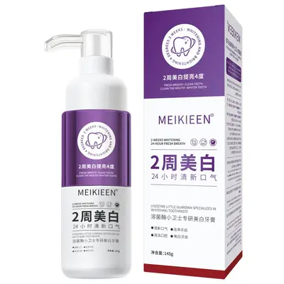 MEIKIEEN Lysozyme Whitening Toothpaste, Removes Yellow Stains - 7
