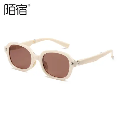 Polarized Foldable Sunglasses Myopia Clip-On Small Frame TW1678 - 11