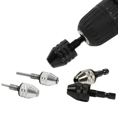 0.3-6.5mm Quick-Change Hex Shank Three-Jaw Self-Centering Drill Chuck