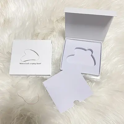 Trendy pink jade cylinder packaging box, magnetic scratch board paper box with lid stainless steel scratch board gift box - 7