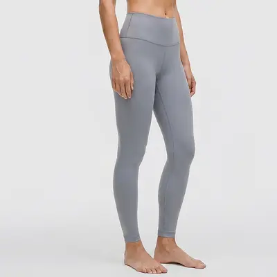 Damen Yogahose 24" mit hohem Bund, feuchtigkeitsableitend und atmungsaktiv - 7
