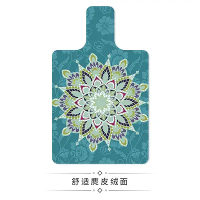 1.5mm Foldable Suede Pilates Core Mat, Non-Slip and Durable - 10