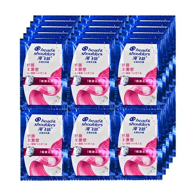 Шампунь Head & Shoulders в саше 5 г, одноразовый против перхоти, шампунь для мытья волос, крем Pantene увлажняющий, портативный формат для путешествий, размер для бани - 2