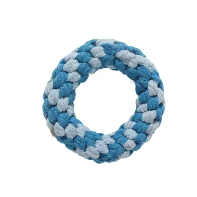 Durable Cotton Rope Dog Toy with Teeth-Cleaning Chew and Tug - 10