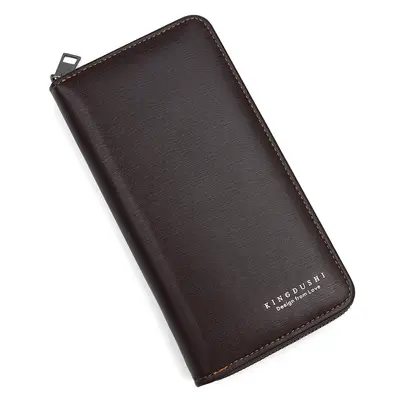 Korean Style Men's Medium Wallet, Large Capacity with Coin Pocket - 5