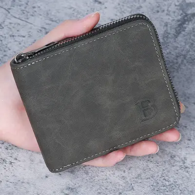 Men's Business Wallet, Waterproof, Wear-Resistant, Bifold with Multiple Card Slots - 7