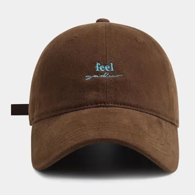 Neue Buchstaben-Stickerei Baseballkappe Unisex Herbst-Winter koreanischer Stil Trend vielseitig einsetzbar Duckbill-Kappe lässig gesichtsschmeichelnd - 9