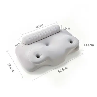 Cross-border New Cervical Spine Pillow Removable Semi-cylindrical Contoured Traction Pillow Memory Foam Pillow Back Sleeping High-low Memory Pillow