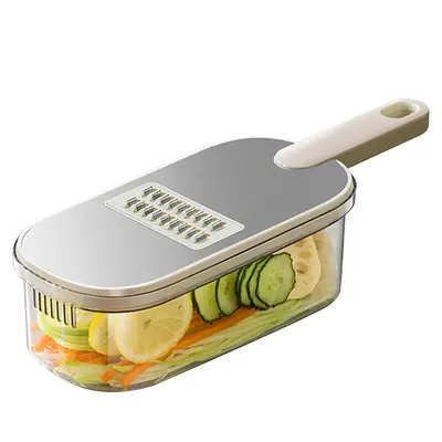 Vegetable cutter and grater, stainless steel, safe, multifunctional