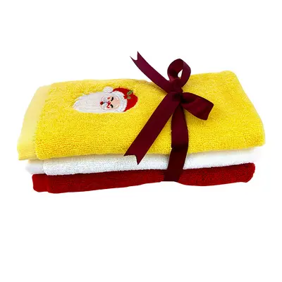 Reines Baumwoll-Weihnachts-Küchenhandtuch-Set mit gesticktem Weihnachtslogo, Badezimmer-Handtuch zum Exportieren, personalisiertes Halloween-Handtuch - 11