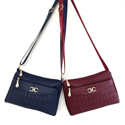 Kadın Tek Omuz Crossbody Çanta, Basit Tasarım - 5