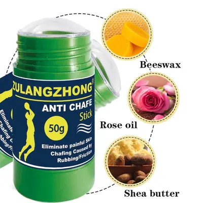 Anti-Chafing Body Balm Stick, Gentle Moisturizing, 50g - 5