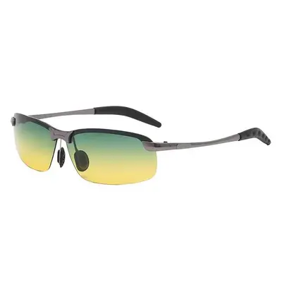 Neue Herren-Polarisierte Sonnenbrille mit Farbwechsel, Angelsonnenbrille, polarisierte Brille für Tag- und Nachtfahrten - 11