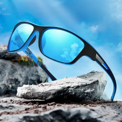 Windproof Polarized Sports Sunglasses, UV Protection, Model 336 - 4