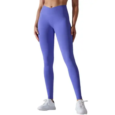 Seamless Women's Yoga Leggings, Peach Hip Effect, Breathable, Cropped Length - 6