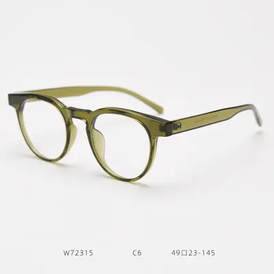 72315 Retro Round TR90 Myopia Eyeglass Frame, Unisex - 11