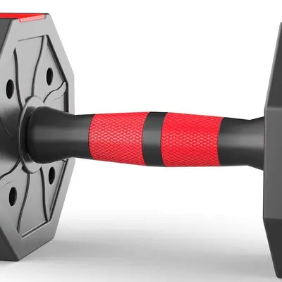Octagonal dumbbell 40 kg detachable adjustable