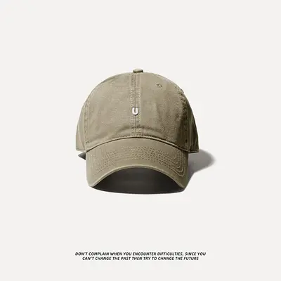 Water-washed Vintage Soft-top Baseball Cap Custom Logo Embroidery Duck Bill Hat Unisex Casual Sun Visor Cap Factory Direct Sales - 7